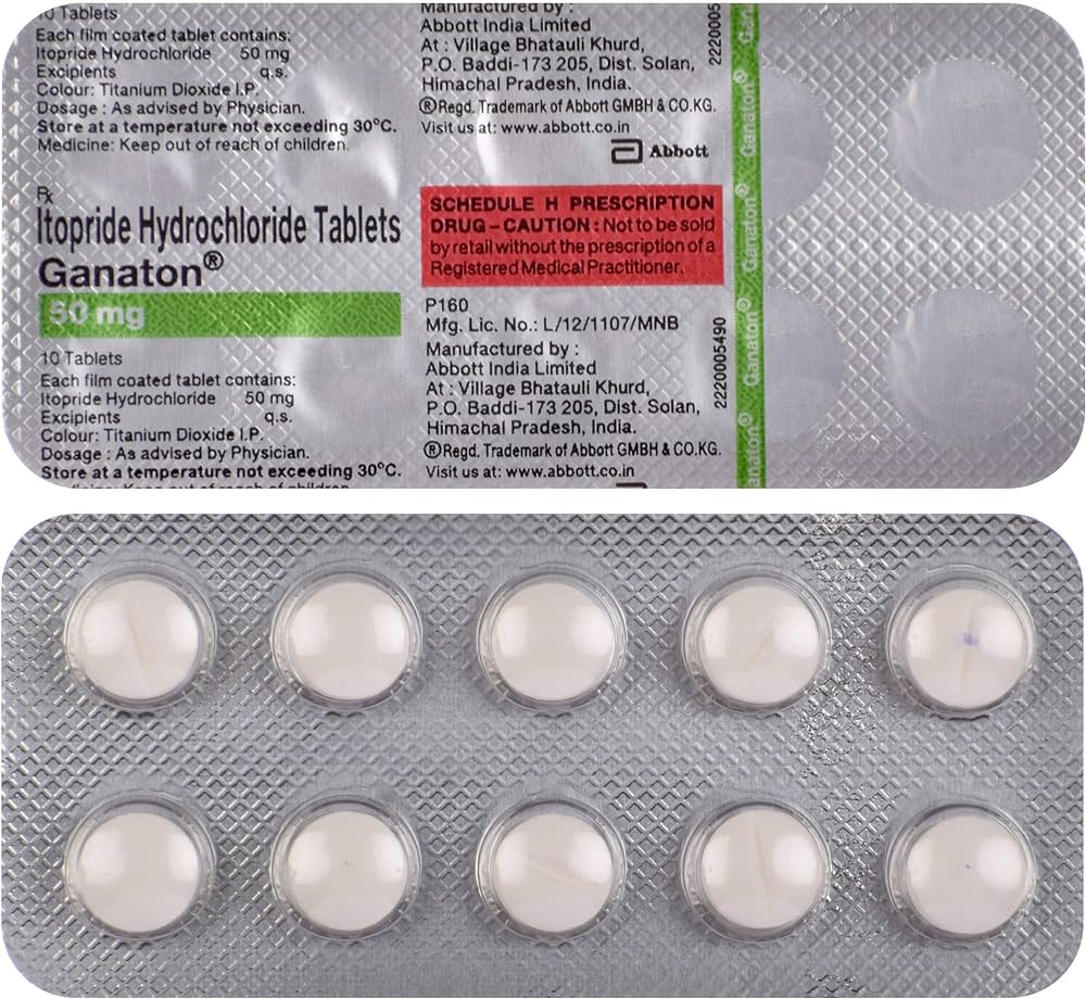 애보트 가나톤정 50mg 효능 가나칸정- 염산이토프리드 (Itopride HCl) 부작용