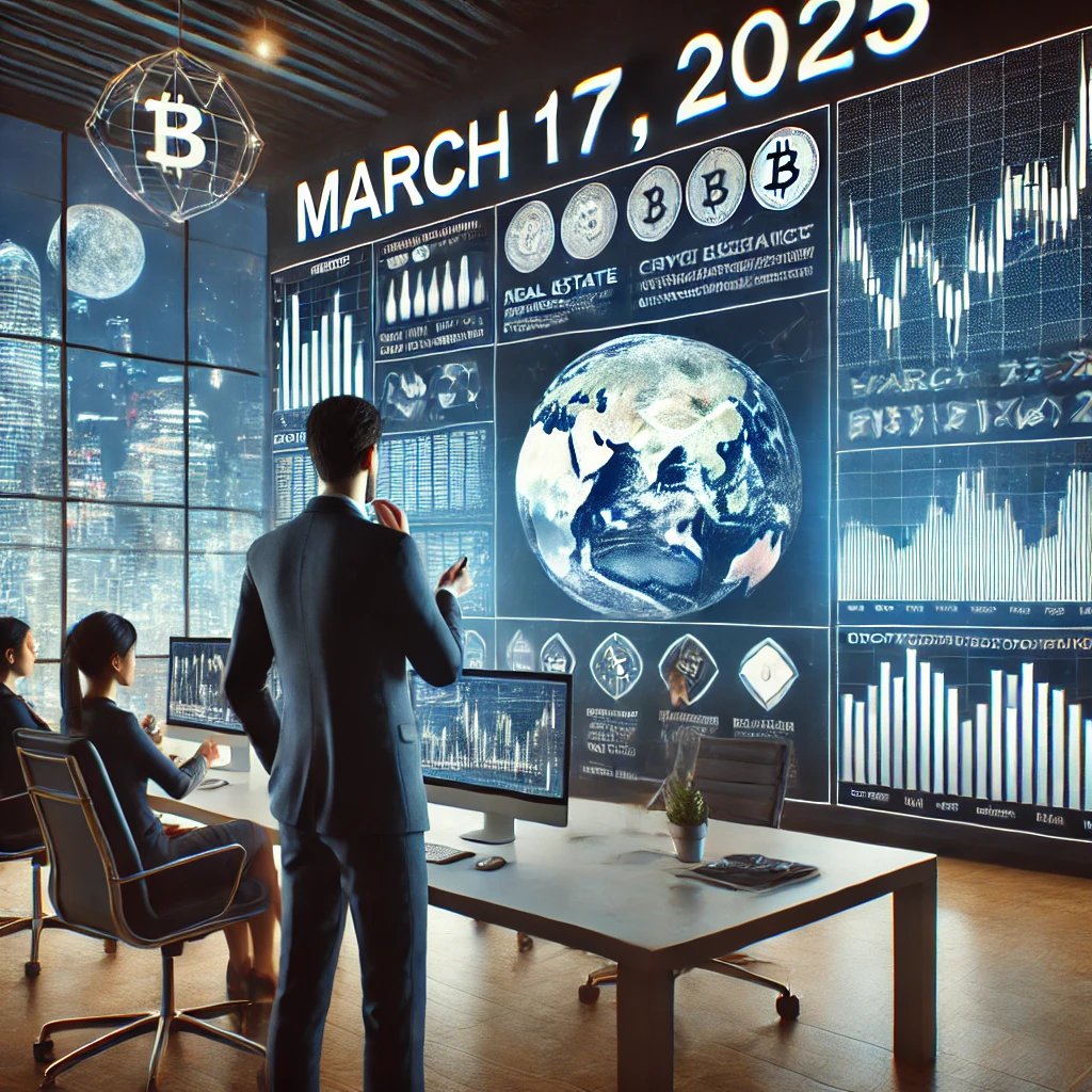 "2025년 3월 17일 금융 뉴스 및 투자 전략 분석 – 주식, 부동산, 암호화폐 및 채권 투자 전망"
