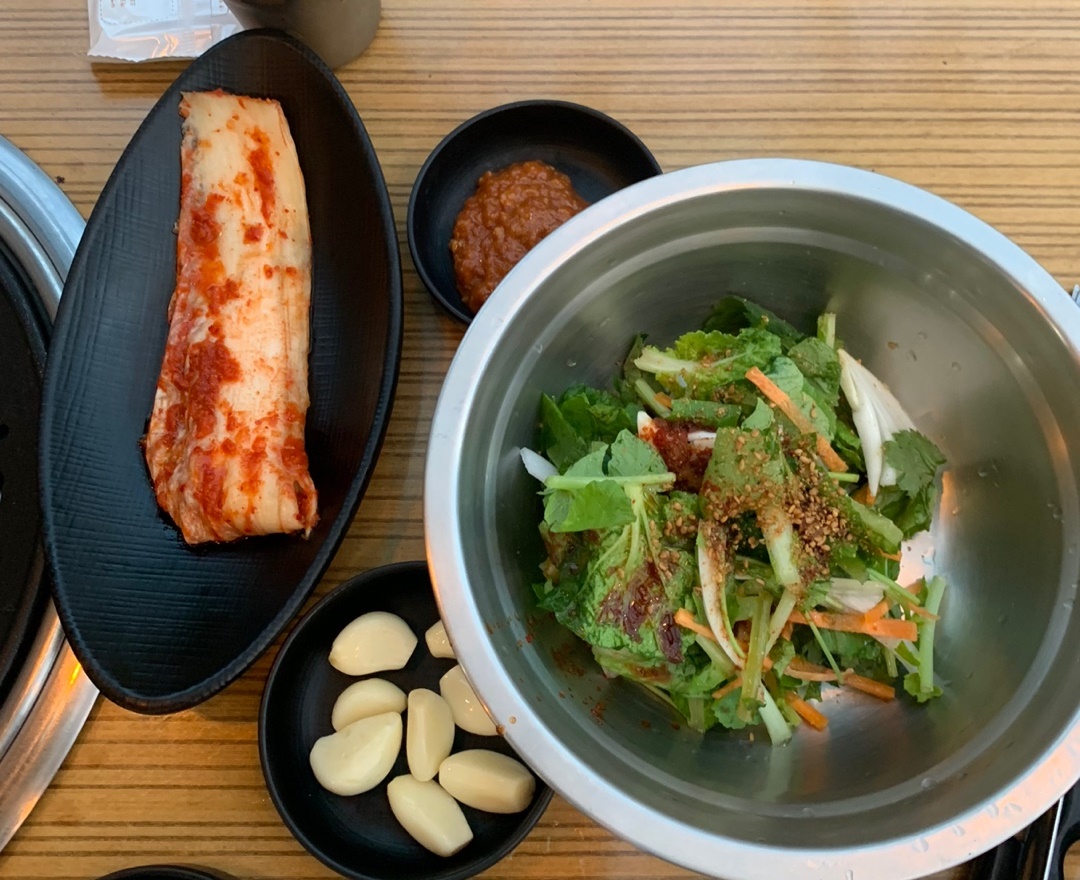 직접 담근 김치