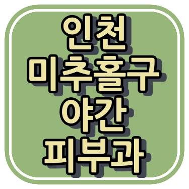 인천시 피부과 야간 진료 병원