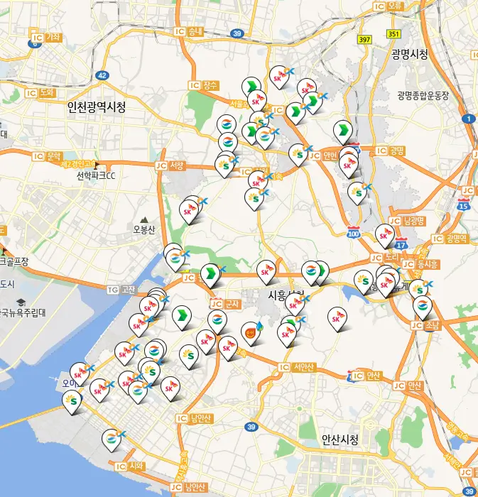 시흥시 세차장 위치