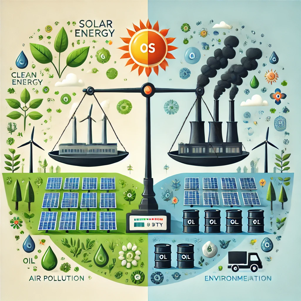 태양광에너지와 화석연료