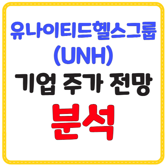 유나이티드헬스그룹(UNH) 기업 및 주가 분석·전망