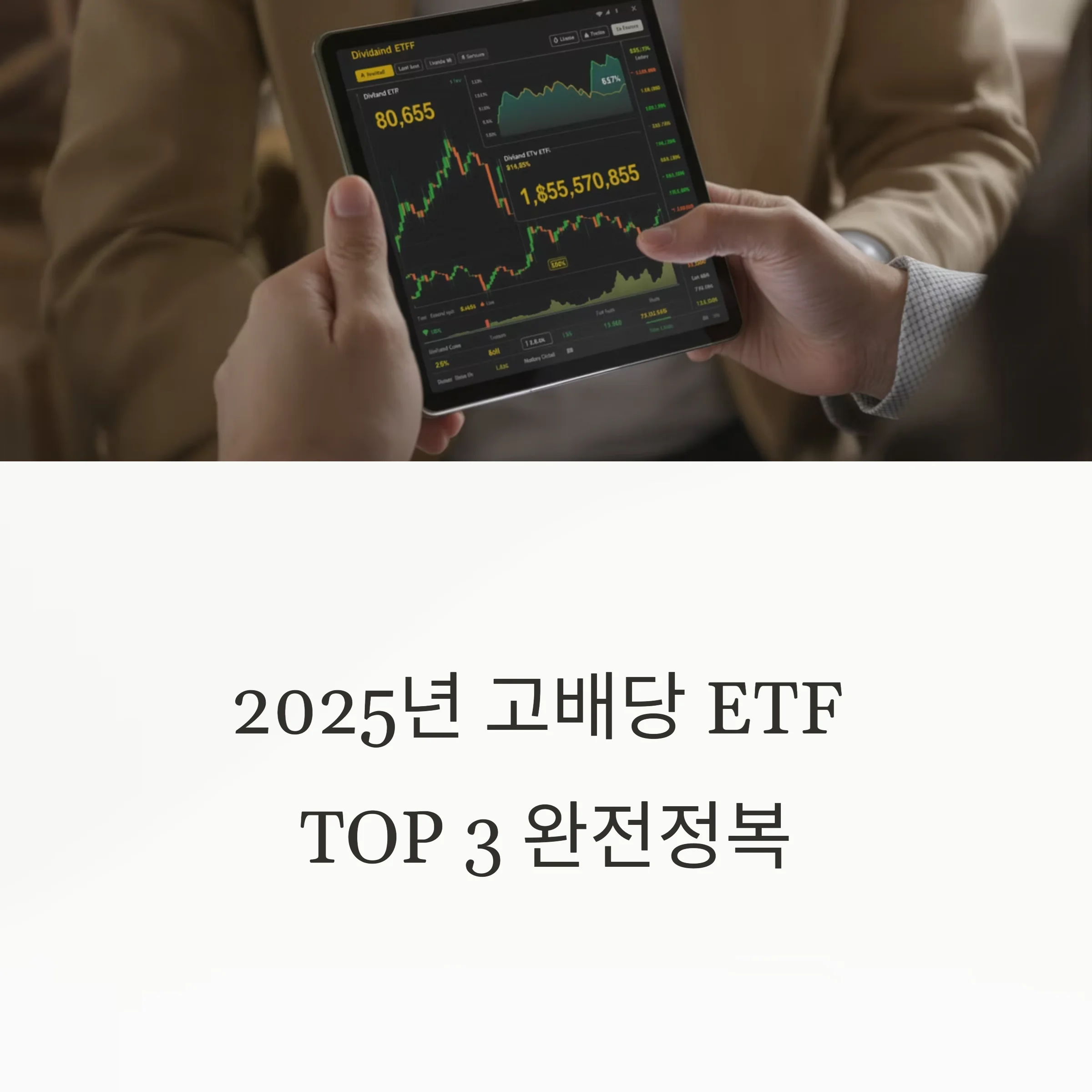 고배당 ETF TOP 3: 국내외 수익률·배당률