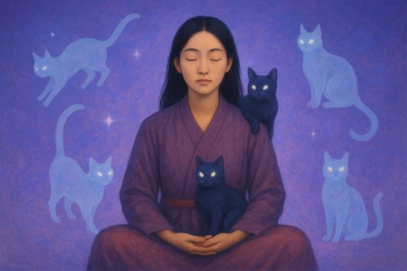 고양이가 나오는 꿈: 흰색 또는 검은 고양이, 죽는 고양이나 무는 꿈까지 - 태몽과의 연관성과 해몽의 모든 것