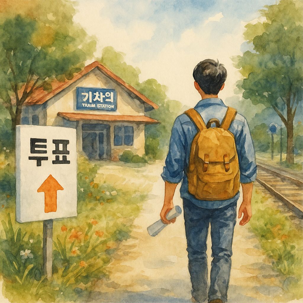 선거일 여행 관련 이미지