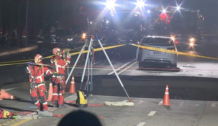 강동구 대형 싱크홀