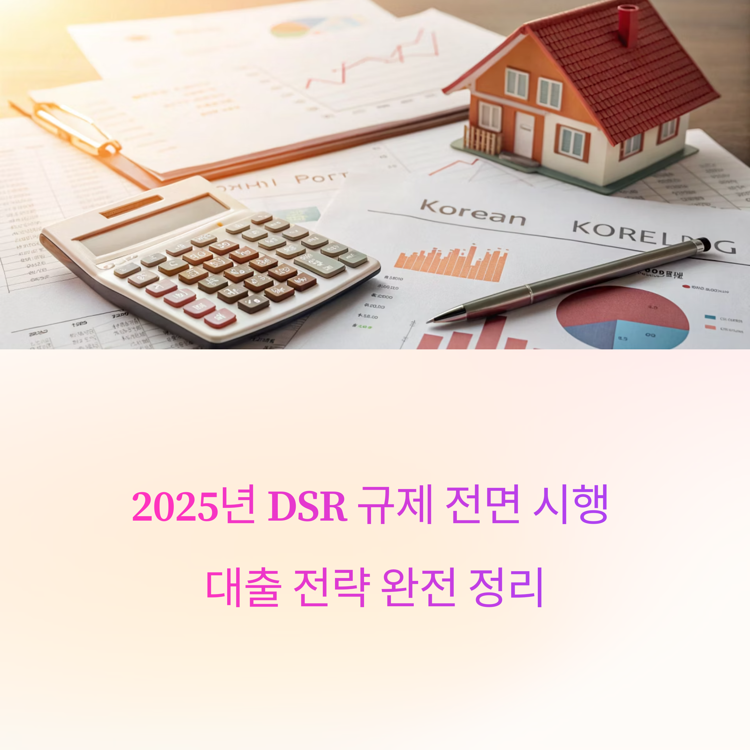 2025년 DSR 규제 전면 시행, 대출 전략 완전 정리