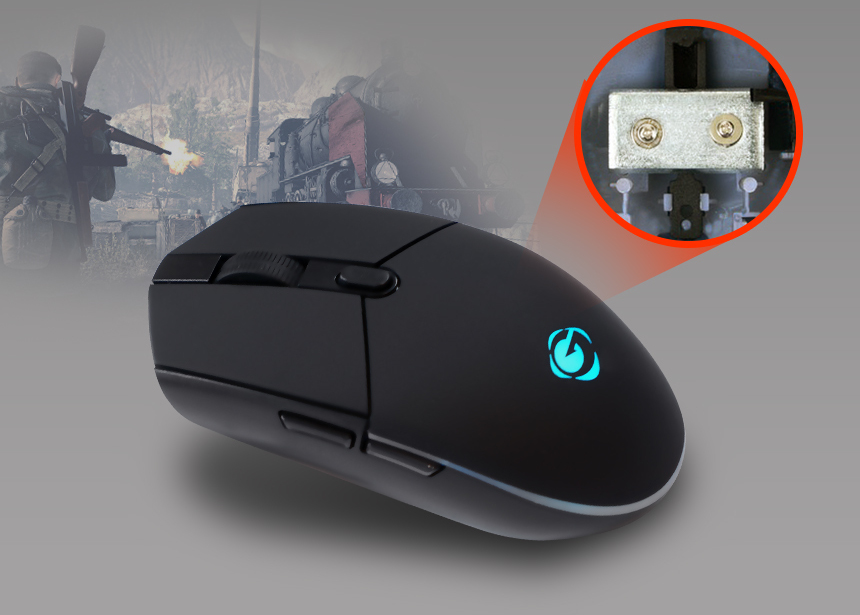 G-클리커 GM-M250 LED 게이밍 마우스