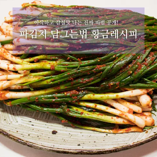 파김치 담그는법