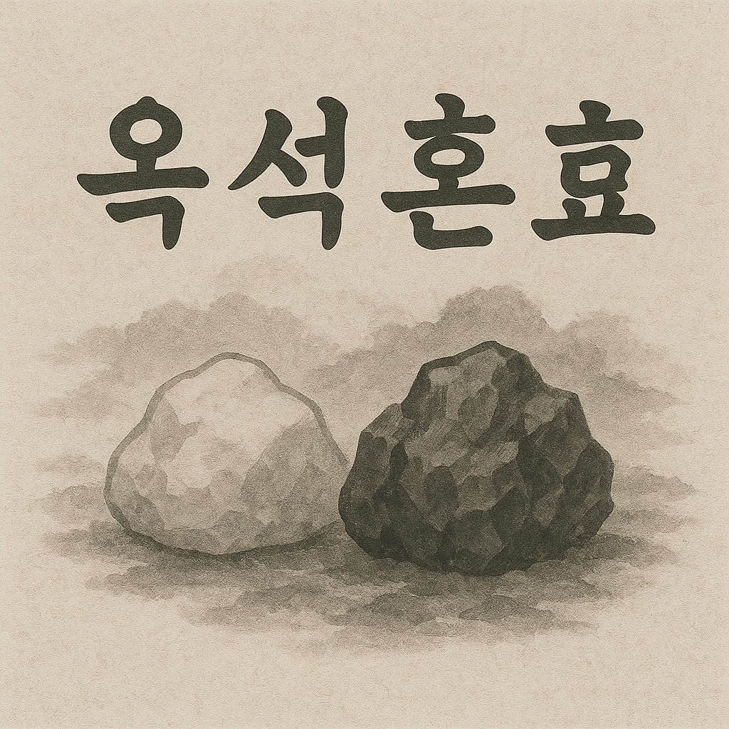 옥석혼효 이미지