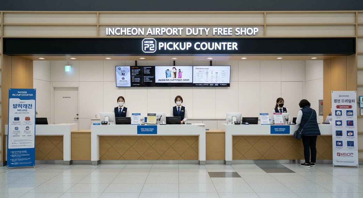 인천공항 면세점 물품수령장 영업시간