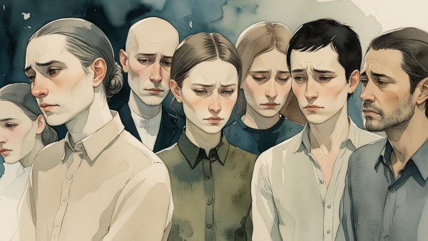 ISFP는 조용하고 부드러운 겉모습 뒤에, 누구보다 깊은 감정과 억눌림을 품고 살아갑니다에 관한 그림