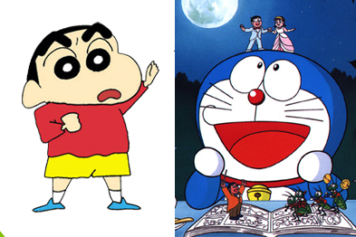 도라에몽 VS 짱구관련 사진