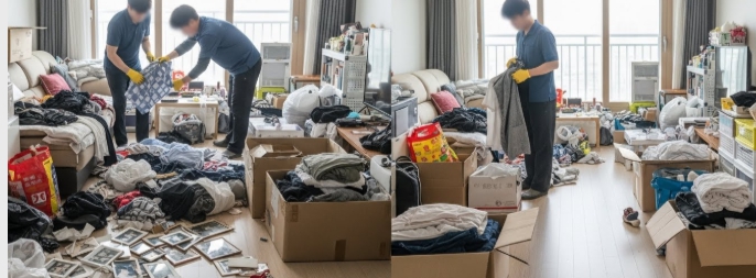 횡성 고독사청소중