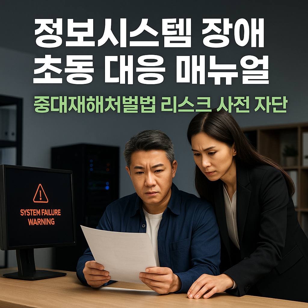 정보시스템 장애 초동 대응 매뉴얼 검토