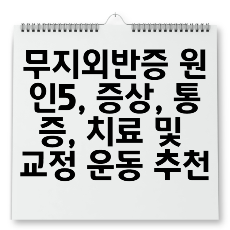 무지외반증 원인5, 증상, 통증, 치료 및 교정 운동 추천