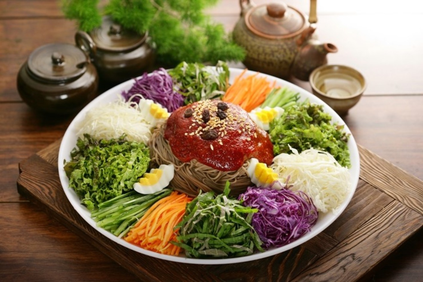 쟁반국수