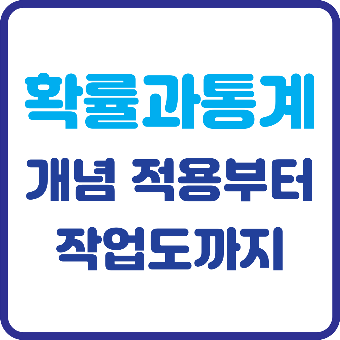 확률과 통계 실전 문제 모음 – 개념 적용부터 작업도까지