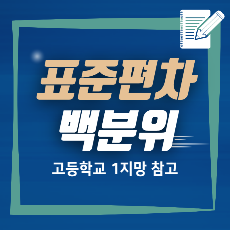 표준편차 백분위