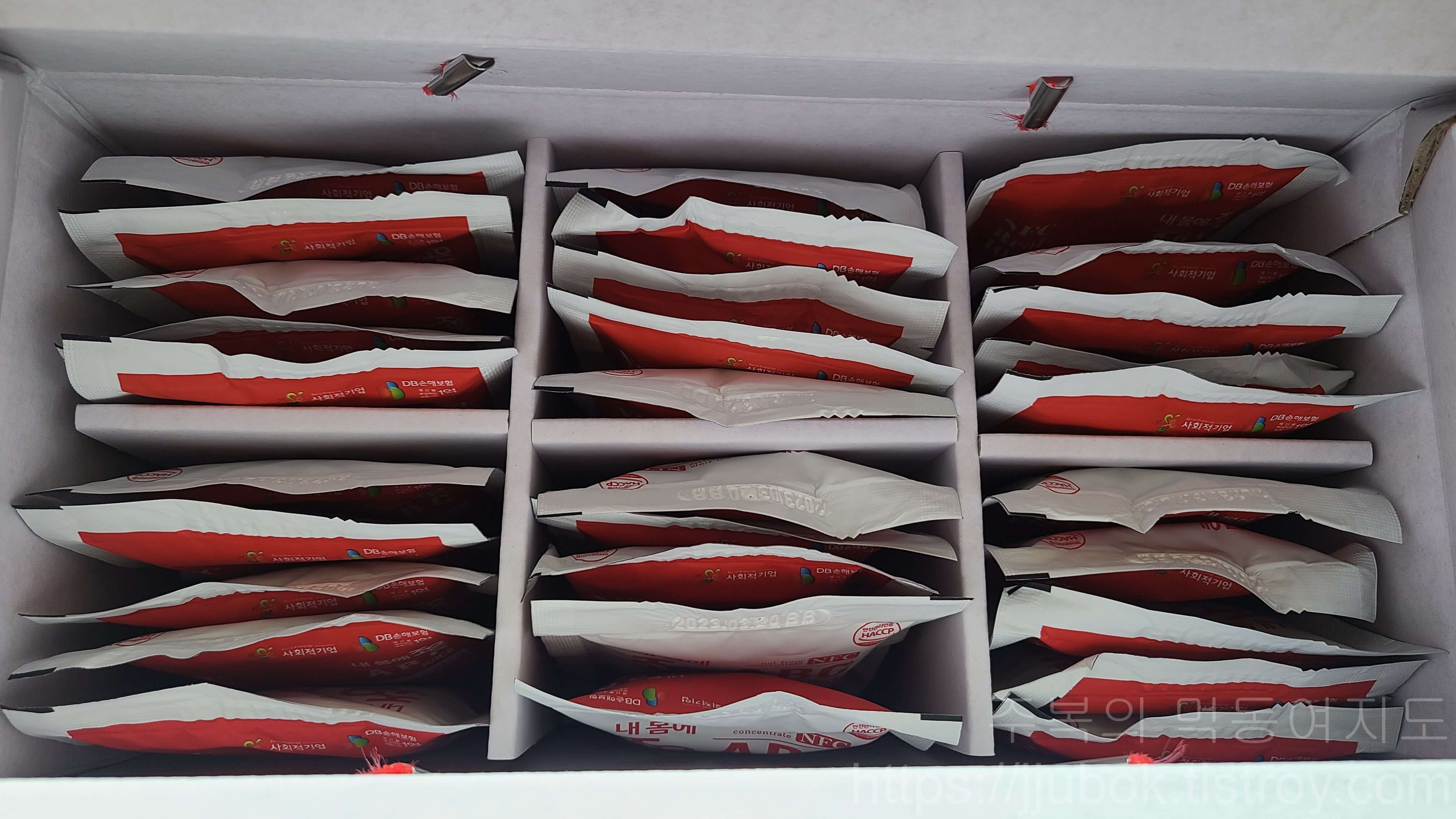 내-몸에-조은-ABC-주스-박스-뚜껑-개봉