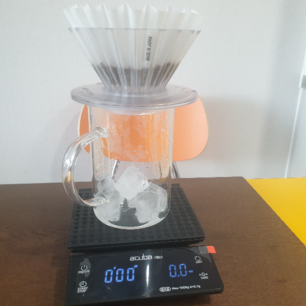 오리가미 드리퍼를 사용한 커피 레시피: 오리가미 에어 사용기_추출 준비