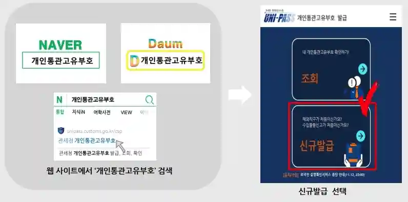 개인통관고유부호 발급 방법 조회 방법