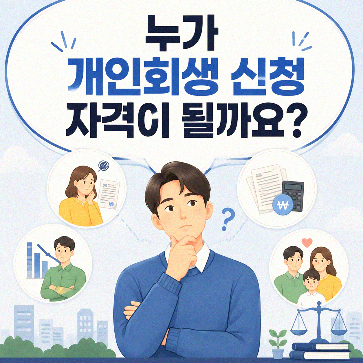 개인회생 신청, 부채 탕감 자격 언제쯤 될까요