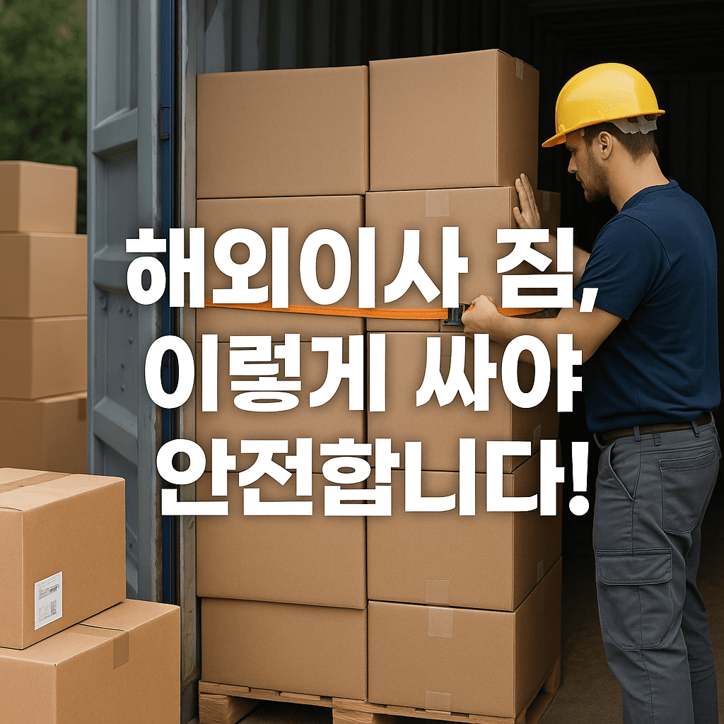 컨테이너 쇼링 리스트 총정리: 해외이사부터 수출까지 완벽 대비하기