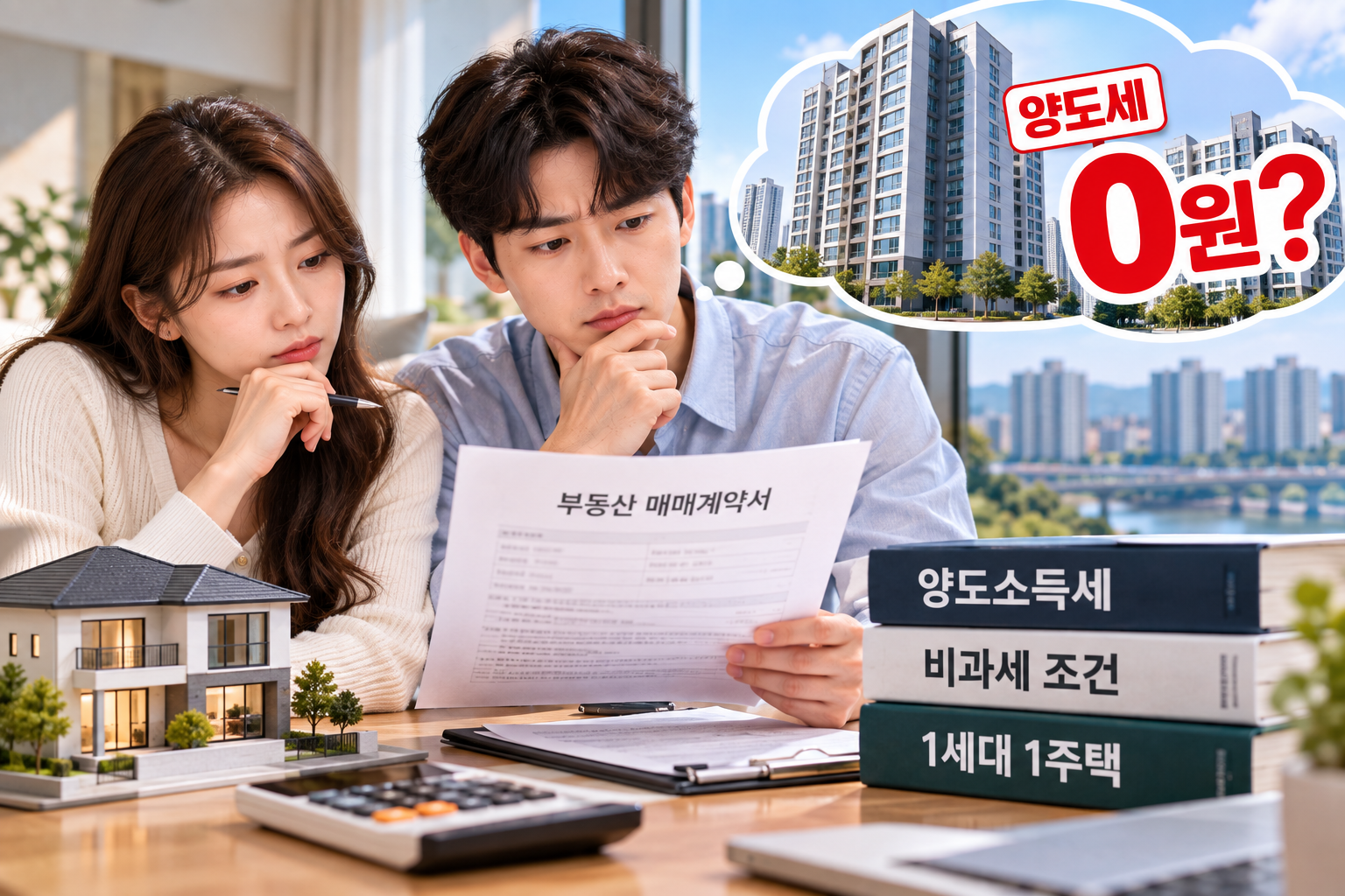 1세대 1 주택 양도소득세 비과세 조건