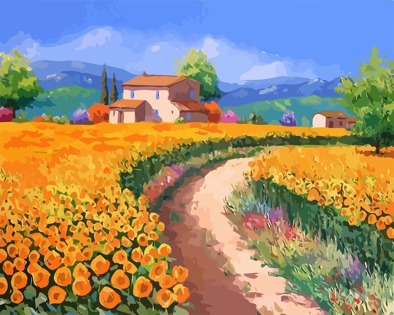 자연의 경치를 그림으로 묘사한다, 풍경화의 역사