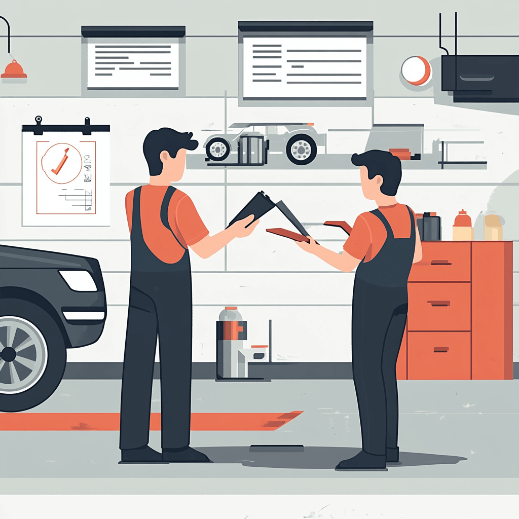 중고차 판매 전 점검