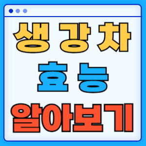 생강차 효능