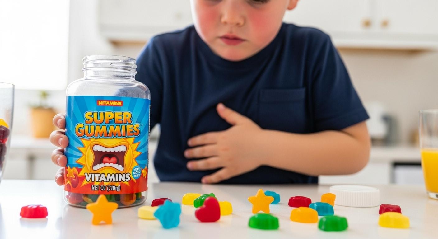 어린이비타민 과다섭취