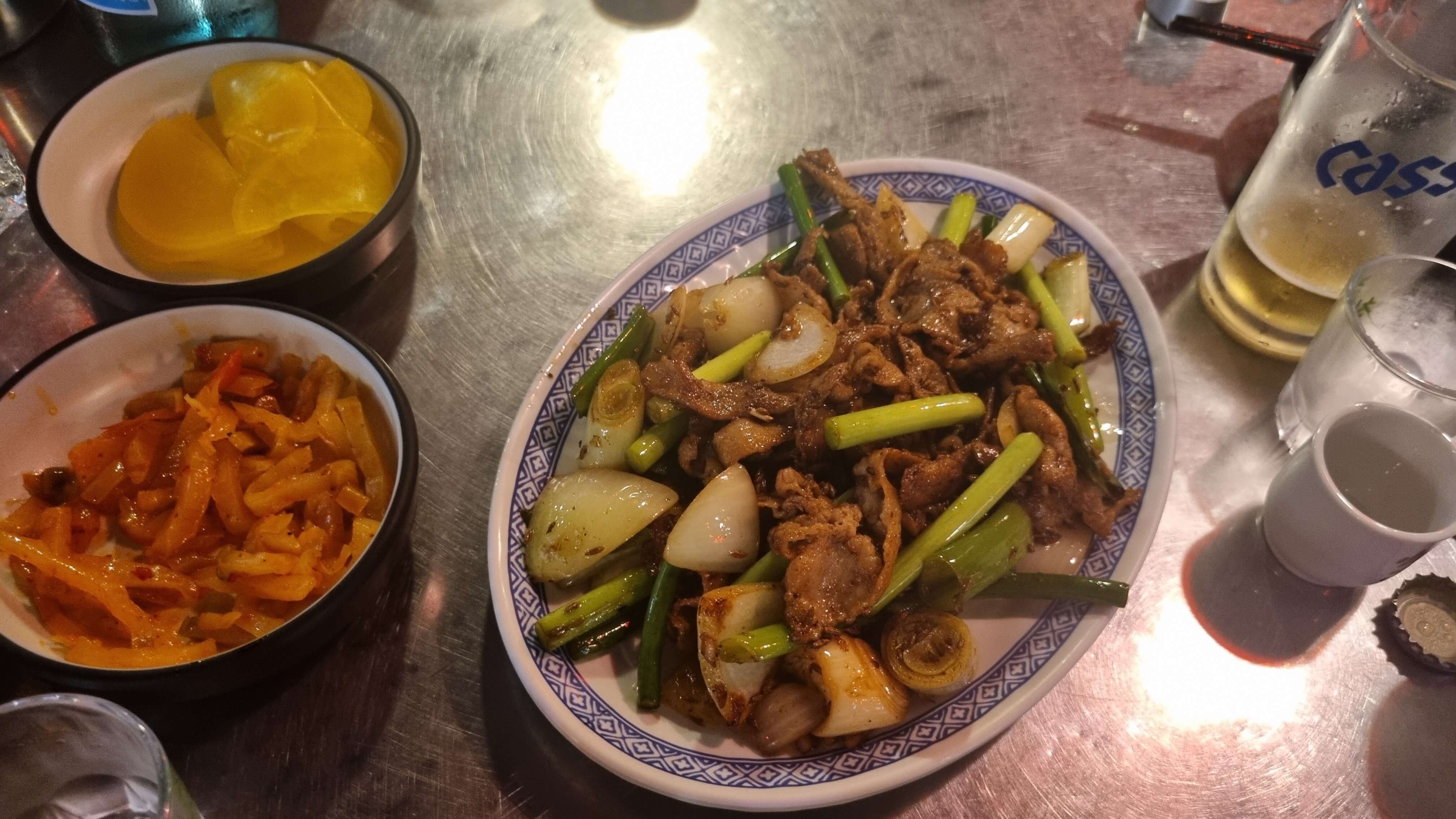 쯔란 대패삼겹 볶음-사진