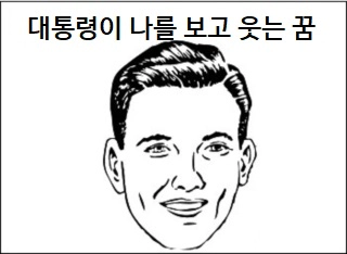 대통령이 나를 보고 웃는 꿈