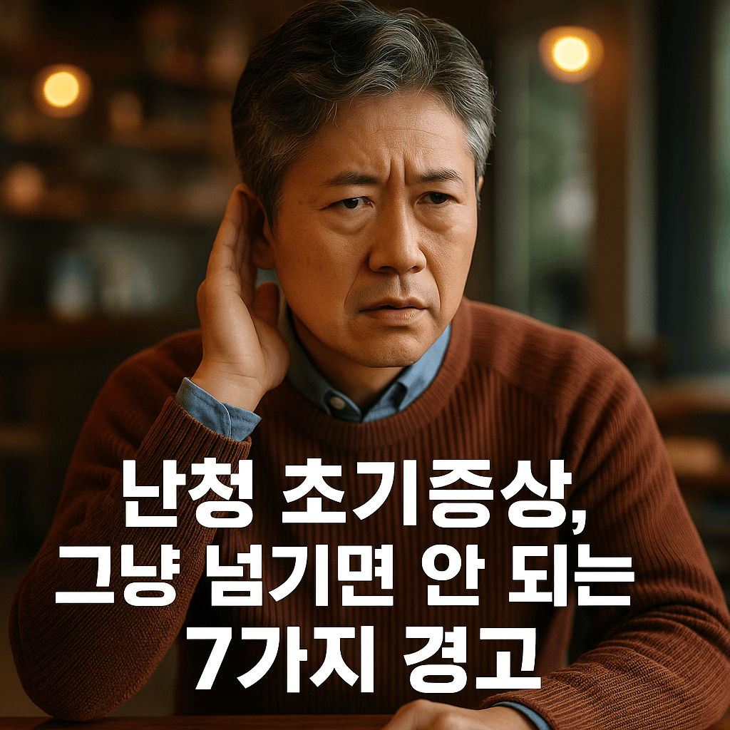 난청 초기증상 확인 방법