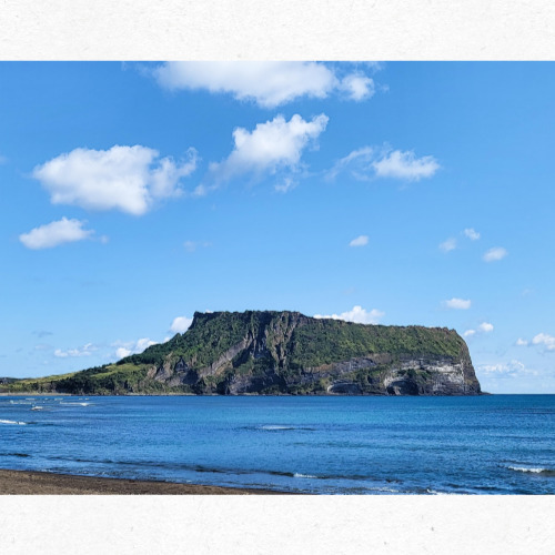 성산일출봉 일출 전경