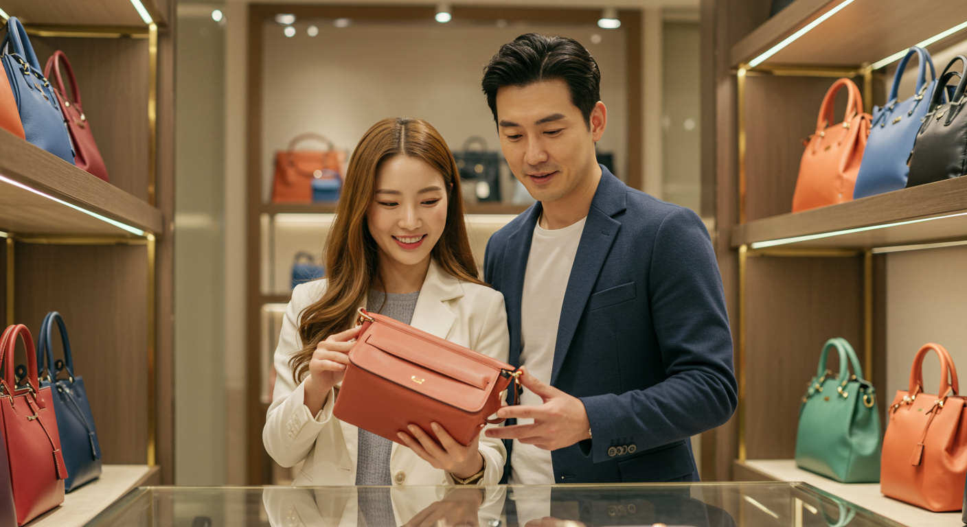 연령별 여성가방