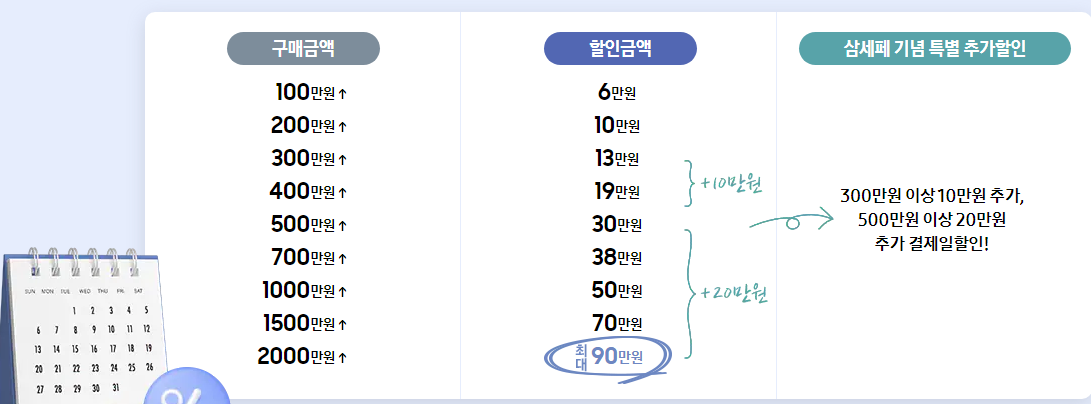  삼성전자 세일 페스타 삼.세페 삼성닷컴 단독 구매 혜택