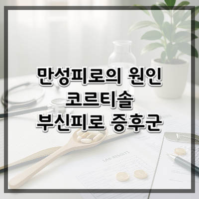 만성 피로의 진짜 원인 – 코르티솔과 부신피로증후군