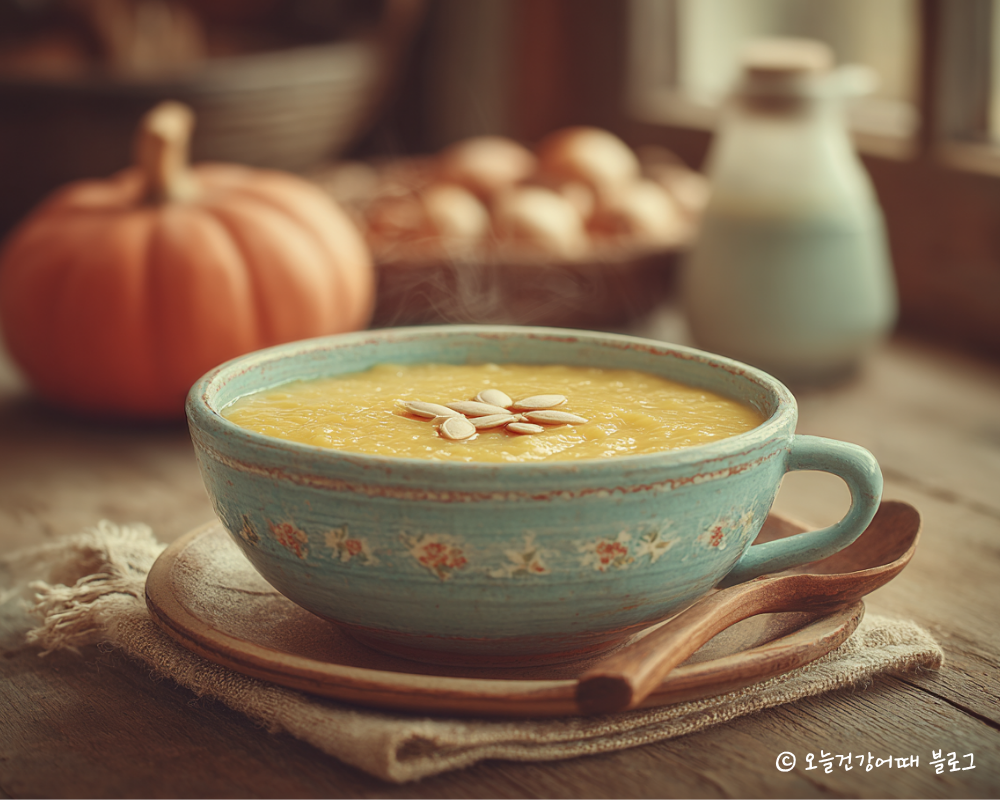 늙은호박, 호박죽, 가을제철음식, 베타카로틴, 비타민C음식, 항산화
