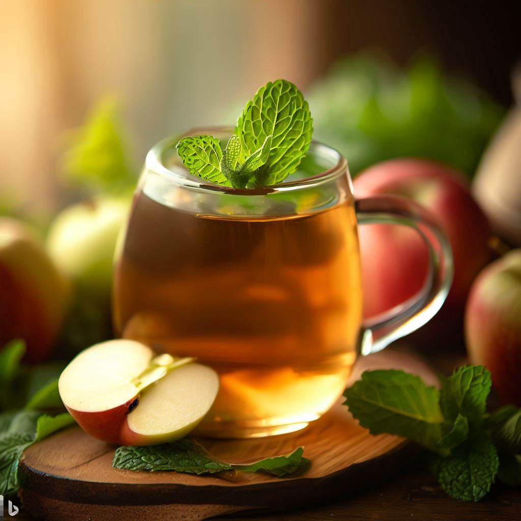 애플민트 차