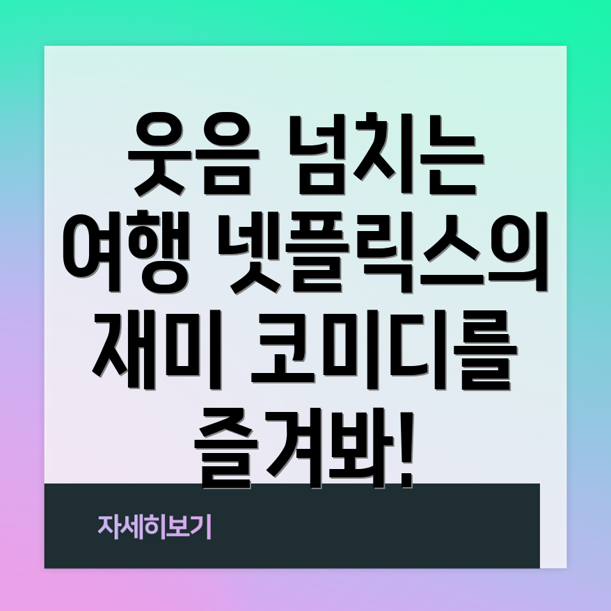 넷플릭스 코미디