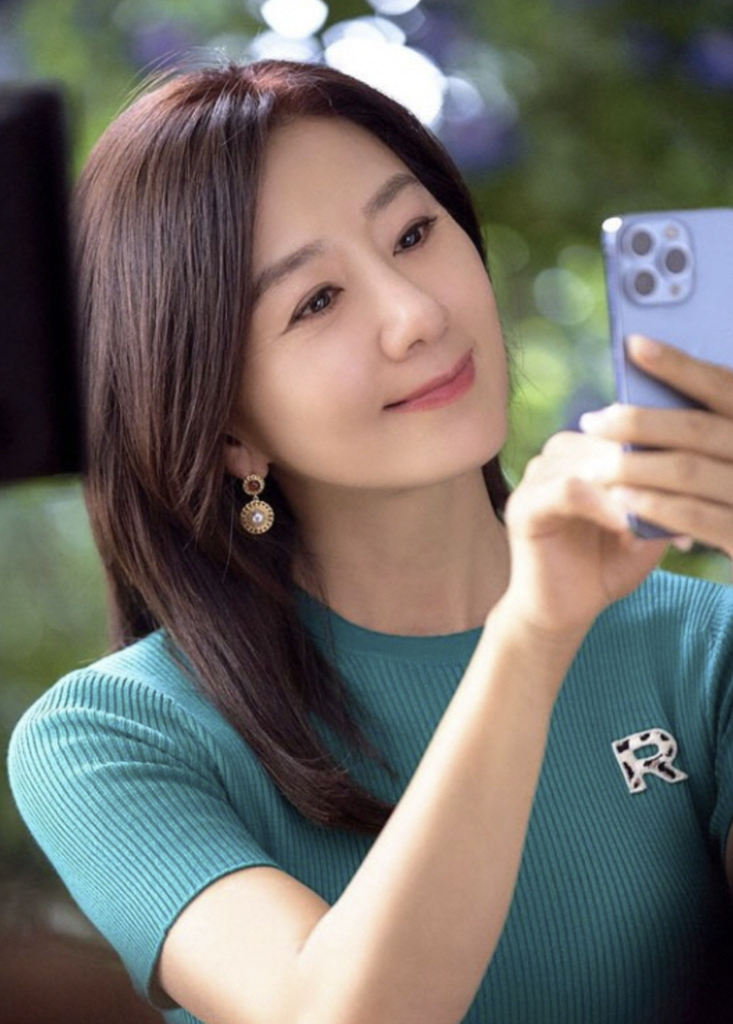 김희애 셀카 미모