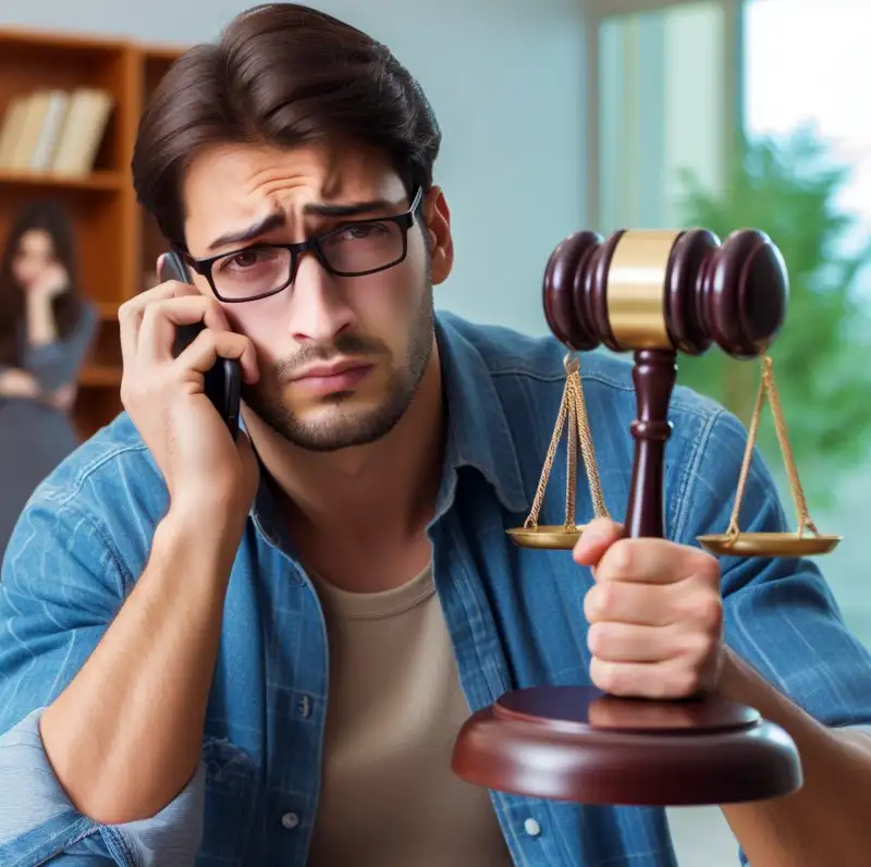 허위사실-유포-피해를-입은-남성의-모습