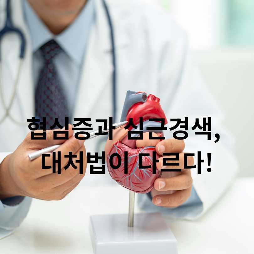  협심증과 심근경색의 결정적 차이