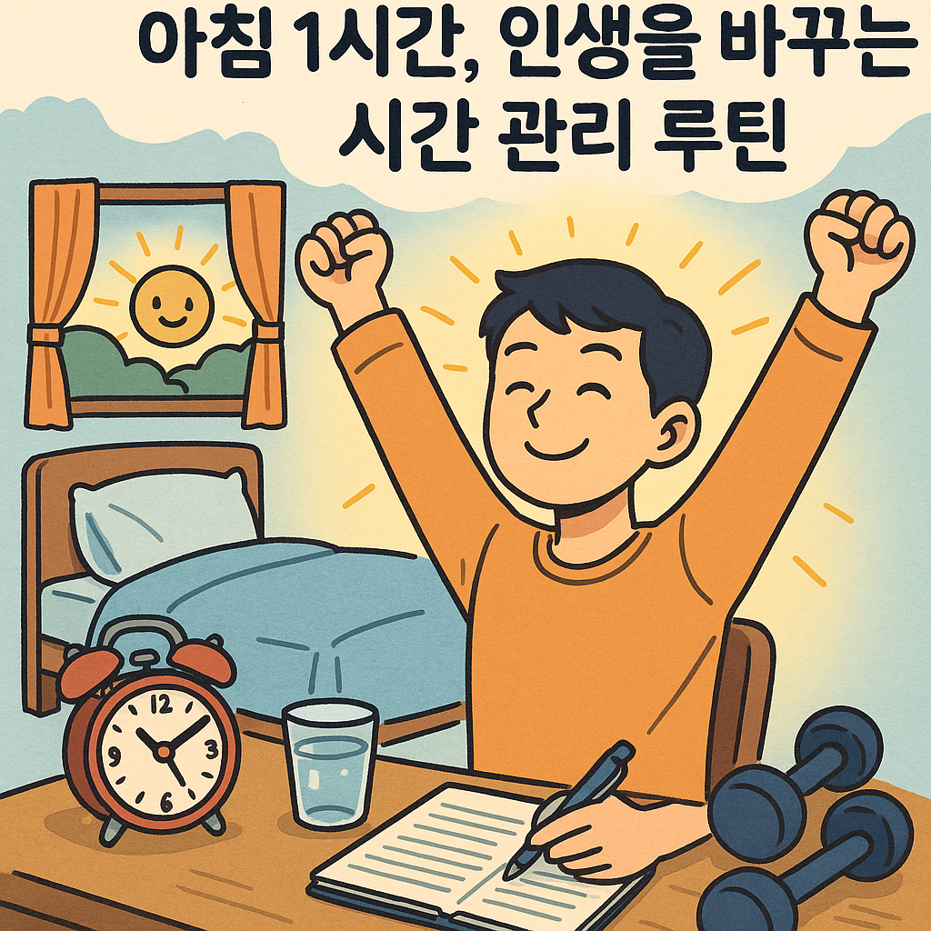 아침 1시간, 인생을 바꾸는 시간 관리 루틴