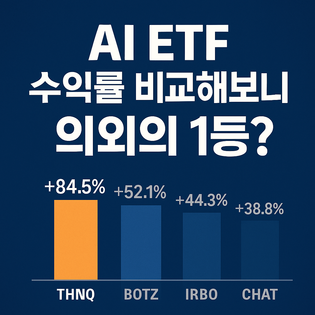 AI ETF 수익률 비교, 예상 밖의 1등은 누구?