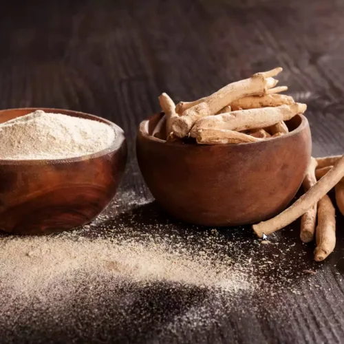 아슈와간다분말와 뿌리